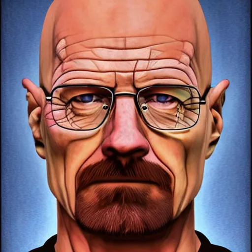 Prompt: Walter White , accurate anatomy, highly detailed, digital art, centered