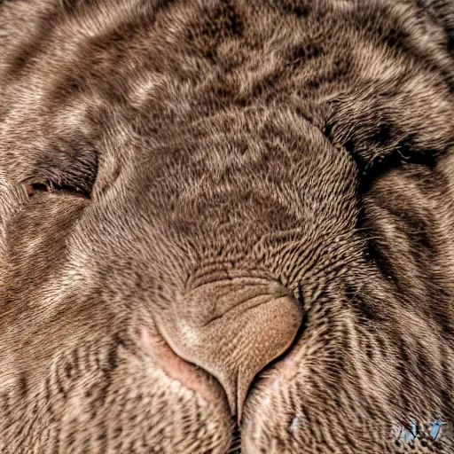 Image similar to photograph portrait of Big Chungus, intricate detail, sigma 85mm f/1.4, 4k, depth of field, high resolution, 4k, 8k, hd, full color