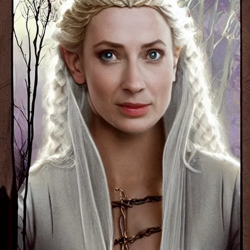 Image similar to the princess bride as galadriel