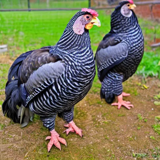 Image similar to barred Plymouth Rock chicken