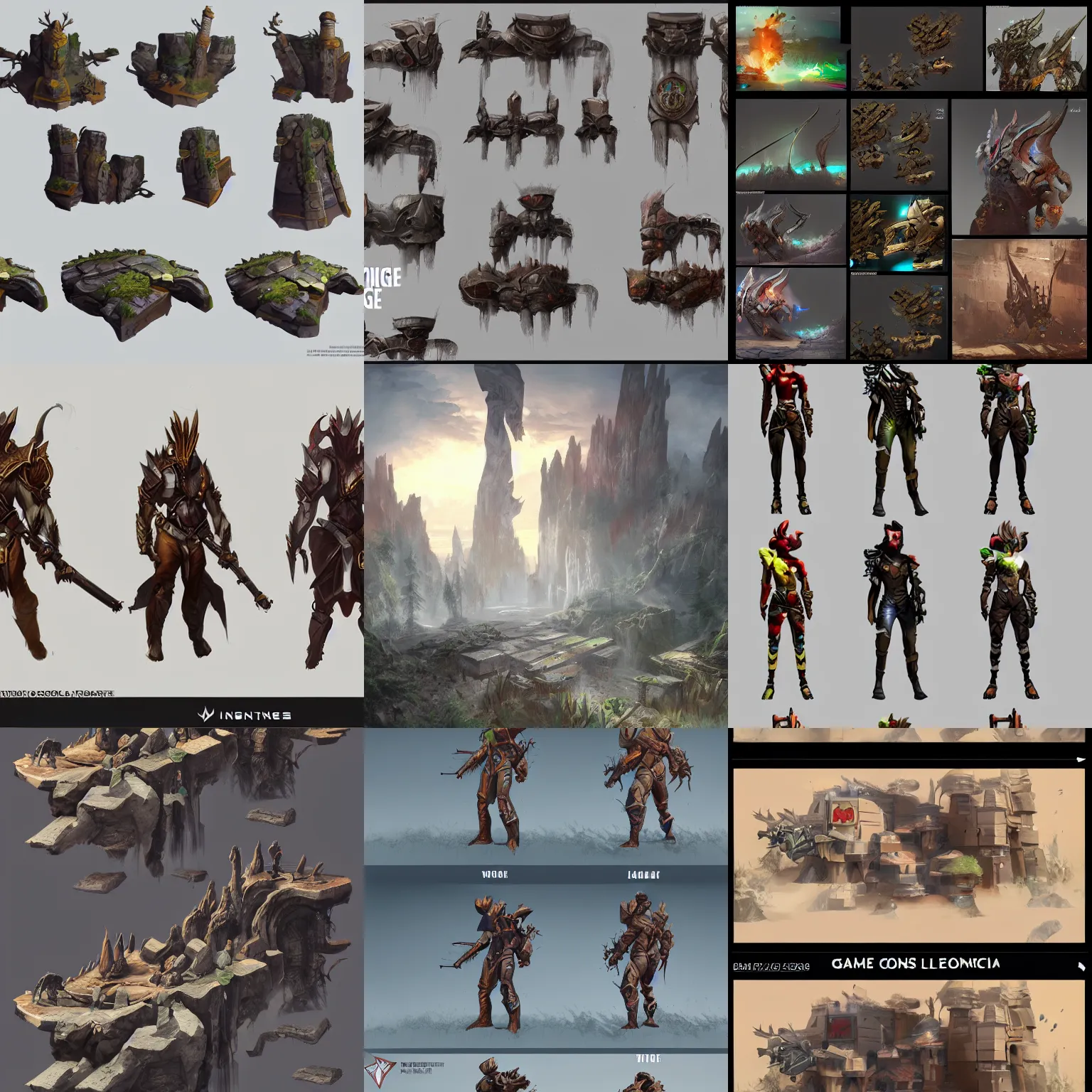 Prompt: game concept art trending on artstation unreal engine high details