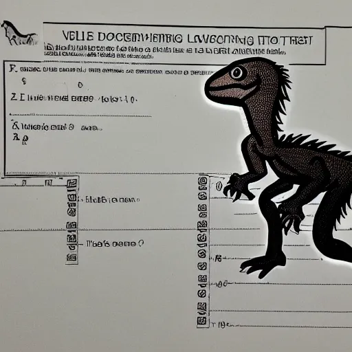 Image similar to velociraptor studying for a math test