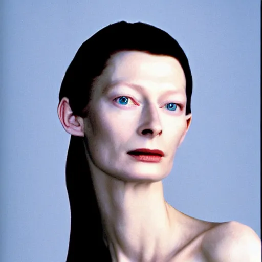 Image similar to young tilda swinton as galadriel