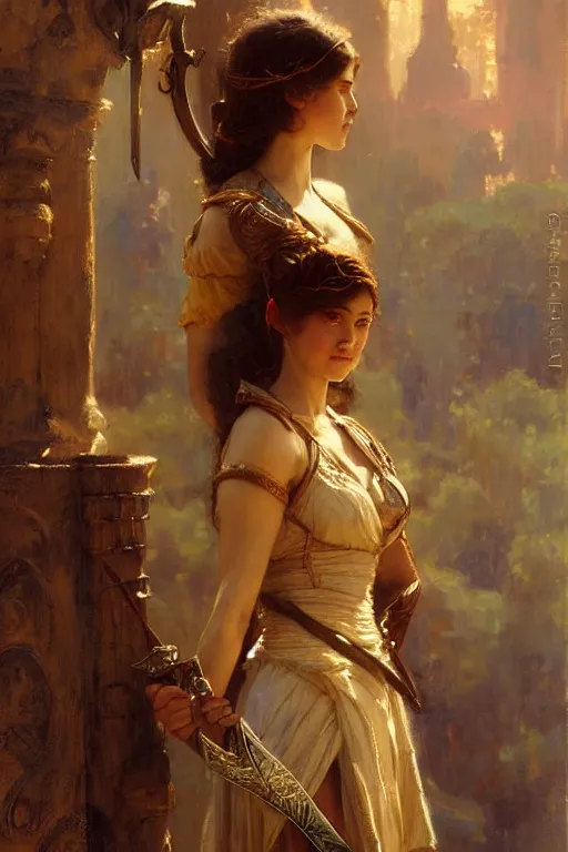 Image similar to sword maid, highly detailed painting by gaston bussiere, craig mullins, j. c. leyendecker 8 k