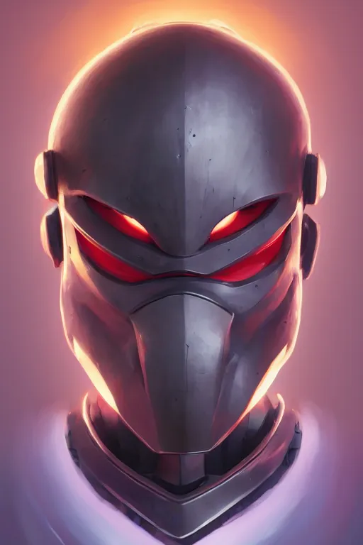 Image similar to epic mask helmet robot ninja portrait stylized as fornite style game design fanart by concept artist gervasio canda, behance hd by jesper ejsing, by rhads, makoto shinkai and lois van baarle, ilya kuvshinov, rossdraws global illumination radiating a glowing aura global illumination ray tracing hdr render in unreal engine 5