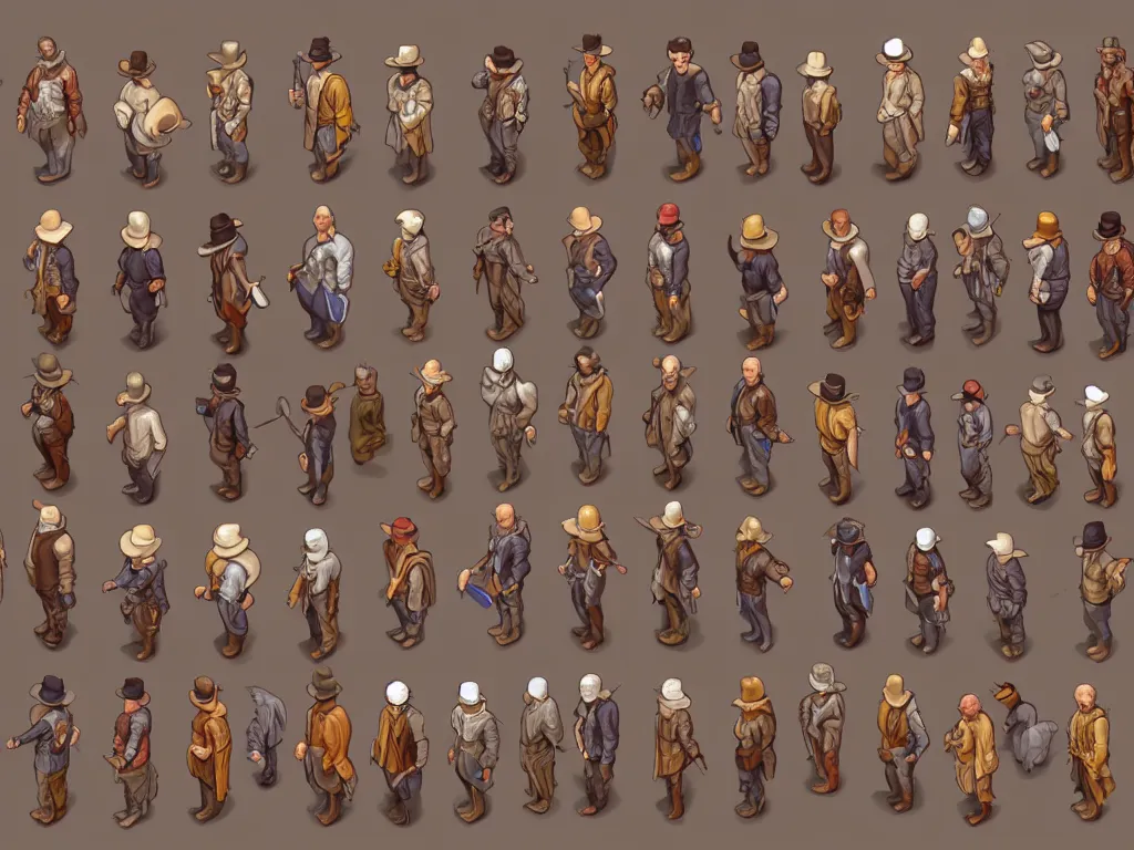 Isometric 2d Sprites