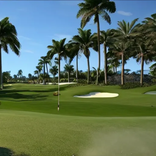 Image similar to FBI agents raid florida golf course gta 5 4k award winning