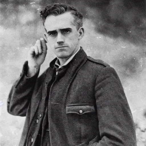 Prompt: 1 9 1 8 photograph of jordan peterson in gulag.