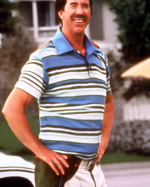 Prompt: Film still close-up shot of Val Kilmer as happy gilmore from the movie happy gilmore. Photographic, photography