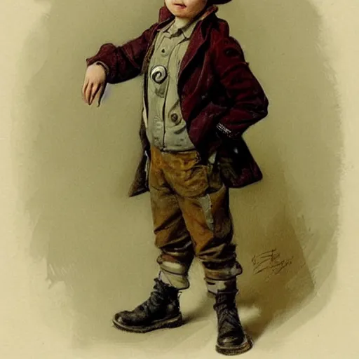 Prompt: (((((portrait of boy dressed as retro sciencepunk explorer in an actionpose . muted colors.))))) by Jean-Baptiste Monge !!!!!!!!!!!!!!!!!!!!!!!!!!!