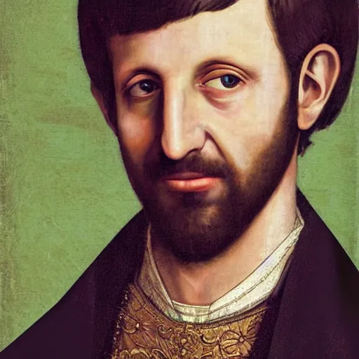 Image similar to renaissance era portrait of ringo starr