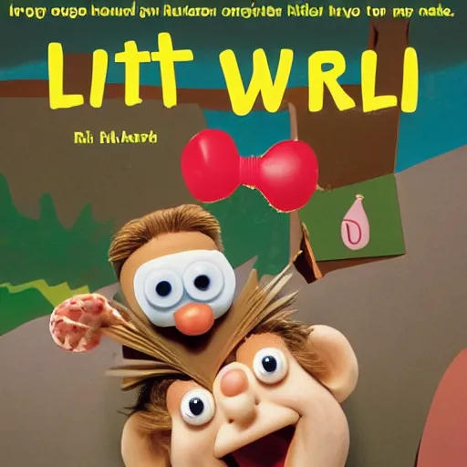 Image similar to little mr glue sniffer by richard hargreaves and jim henson