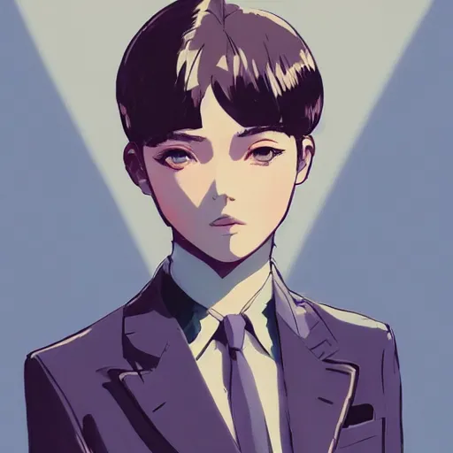 Image similar to wall street trader wearing intricate vintage suit and clothes fashion by ilya kuvshinov and annav dittmann and studio ghibli and wlop and rossdraws, digital art, blue lighting, trending on artstation, marvel arts, featured on pixiv, blue lighting, hd, 8 k, highly detailed, good lighting, beautiful, epic, masterpiece