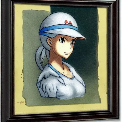 Prompt: misty from pokemon, portrait, by leonardo da vinci