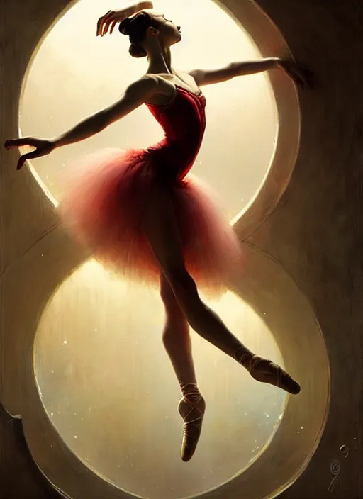 Image similar to giesha prima ballerina by bayard wu, anna podedworna, gaston bussiere, greg rutkowski