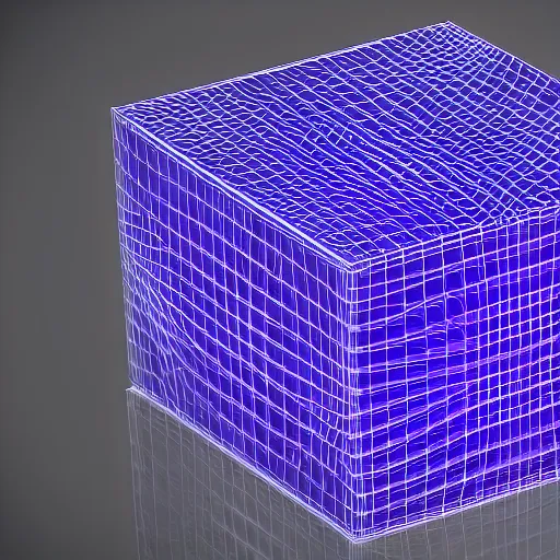 Image similar to 3d fractal render, hypercube