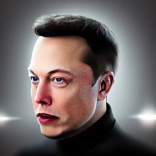 Prompt: android musk. elon musk as an android. concept art. hyper realistic 3 d render. 4 0 0 0 samples, denoising