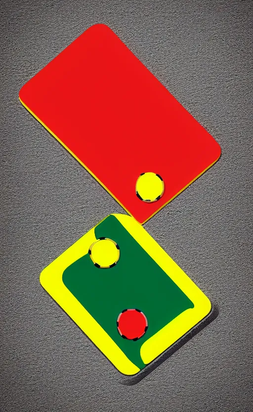 Prompt: poker card style, simple, modern look, colorful, charm symbol in center, pines symbols, maintain aspect ratio, turchese and yellow and red and black, vivid contrasts, for junior, smart design, backed on kickstarter, realistic shapes