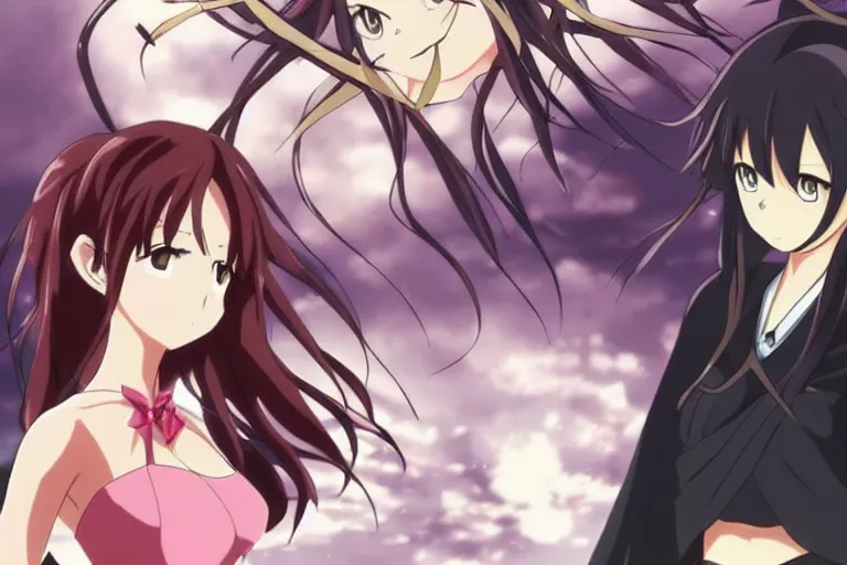 Image similar to Two anime pretty women, ufotable