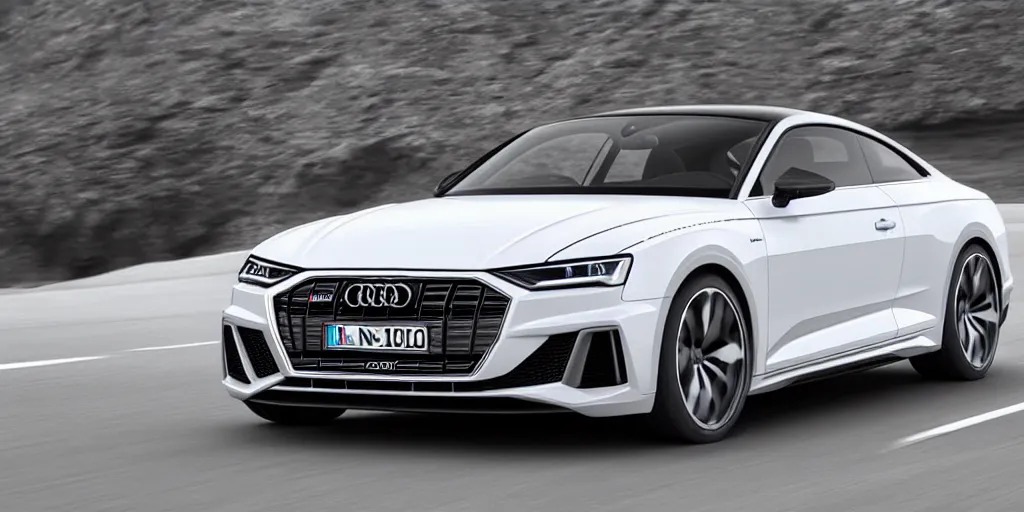 Prompt: “2022 Audi coupe 100”