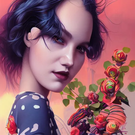 Image similar to portrait, Pixar style, by Tristan Eaton Stanley Artgerm and Tom Bagshaw.