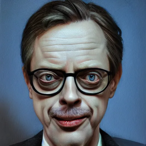 Prompt: hyperrealistic mixed media high resolution painting of a Steve Buscemi as Austin Powers, stunning 3d render inspired art by István Sándorfi and Greg Rutkowski and Unreal Engine, perfect symmetry, dim volumetric lighting, 8k octane beautifully detailed render, post-processing, extremely hyper-detailed, intricate, epic composition, highly detailed attributes, highly detailed atmosphere, cinematic lighting, masterpiece, trending on artstation, very very detailed, masterpiece, stunning, flawless structure, lifelike texture, perfection,