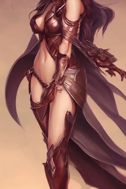 Image similar to female fantasy character in the style of Artgerm, WLOP, Rossdraws, trending on artstation