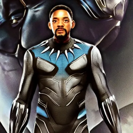 Image similar to will smith as black panther ( ( ( ( ( ( chadwick boseman ) ) ) ) ) )