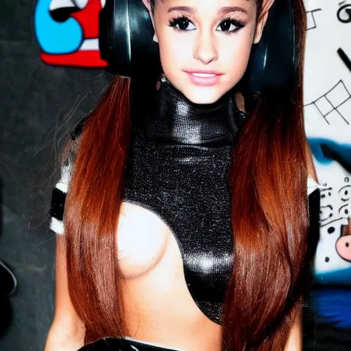 Prompt: ariana grande as a cat woman