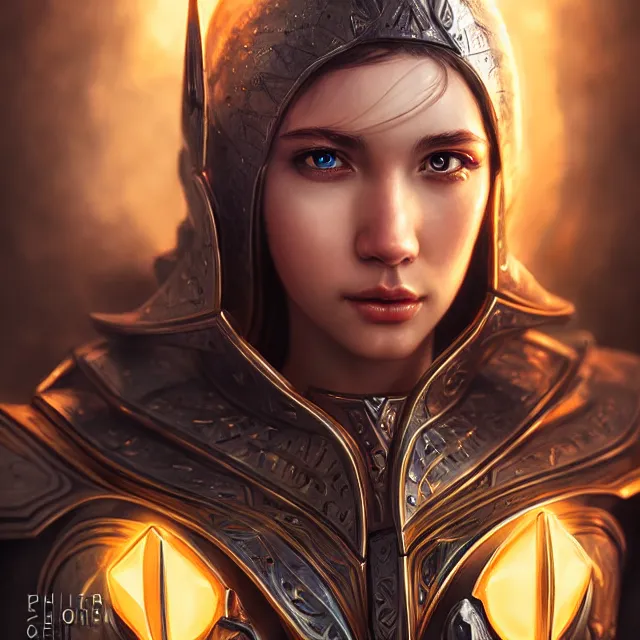 Prompt: holy paladin, highly detailed, 4 k, hdr, smooth, sharp focus, high resolution, award - winning photo, artgerm, photorealistic