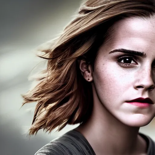 Prompt: Emma Watson in Star Wars, XF IQ4, 150MP, 50mm, f/1.4, ISO 200, 1/160s, natural light, Adobe Photoshop, Adobe Lightroom, DxO Photolab, polarizing filter, Sense of Depth, AI enhanced, HDR