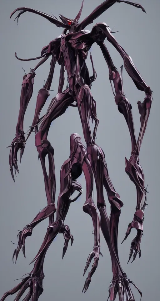 Image similar to Evangelion Designed By Moebius Yasushi Nirasawa and HR Giger, full body action pose, hyperrealistic, octane render, HDR, volumetric lighting,