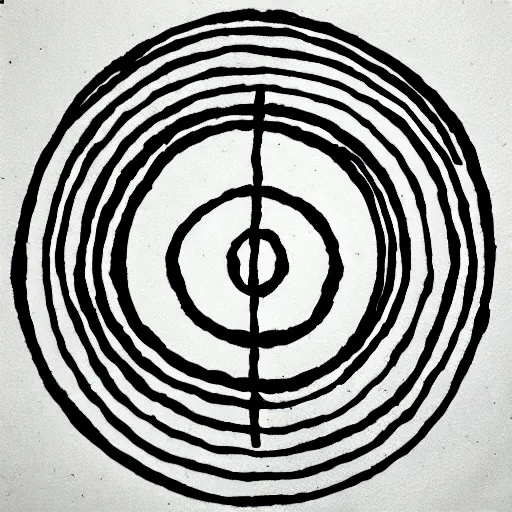 Image similar to zen cairn ink