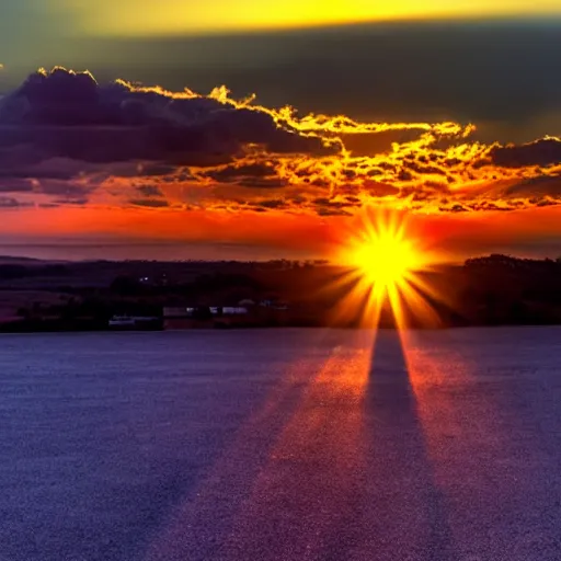 Image similar to shape of virgin mary face in sunset clouds