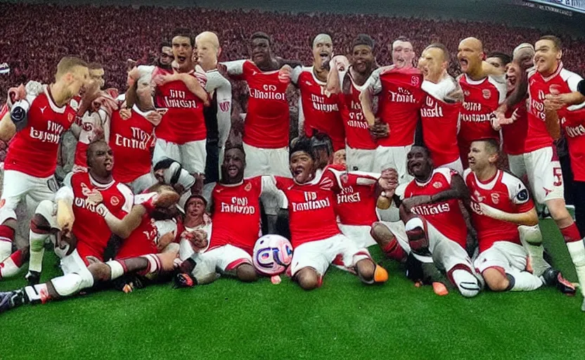 Prompt: “Arsenal Football Club winning the English Premier League”