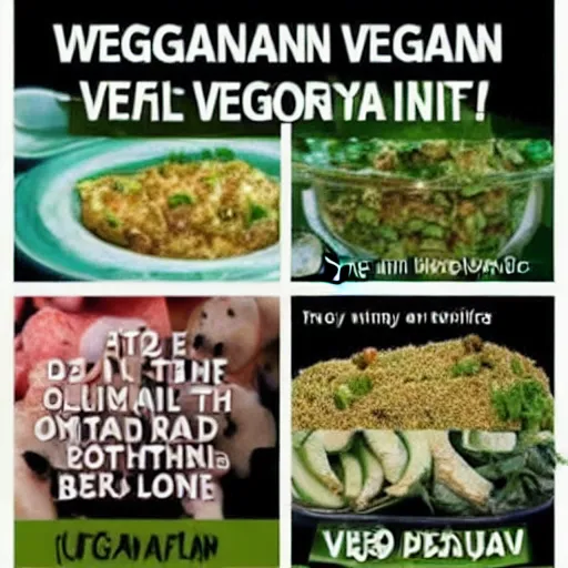 Prompt: vegan meme