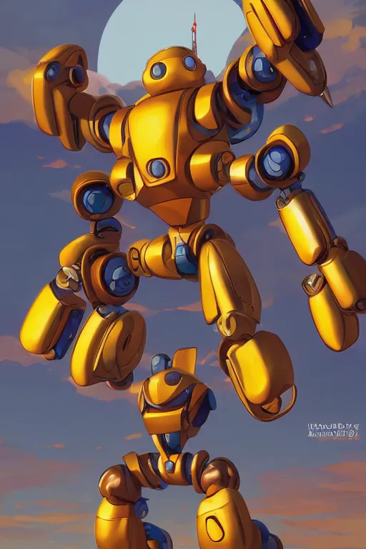 Image similar to metabots medabots medarotto medarot robot minimalist comics, behance hd by jesper ejsing, by rhads, makoto shinkai and lois van baarle, ilya kuvshinov, rossdraws global illumination ray tracing hdr radiating a glowing aura