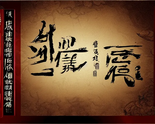 Image similar to old ancient chinese website. wuxia computer
