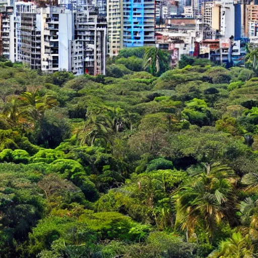 Image similar to view of luxurious jungle of Buenos Aires