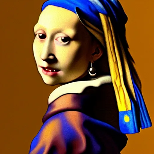 Prompt: johannes vermeer ilustration a lion, characterized by johannes vermeer, character art, sharp focus, highly detailed, artstation