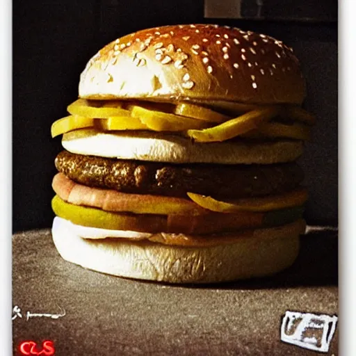 Image similar to big mac by jaques pepin