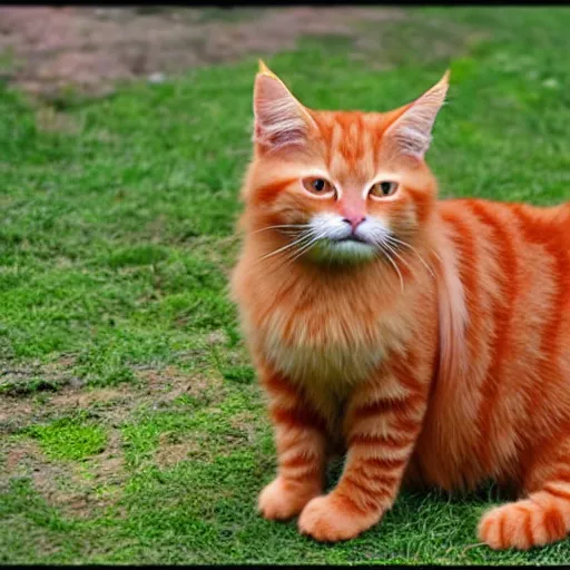Image similar to ginger cat. unreal engine