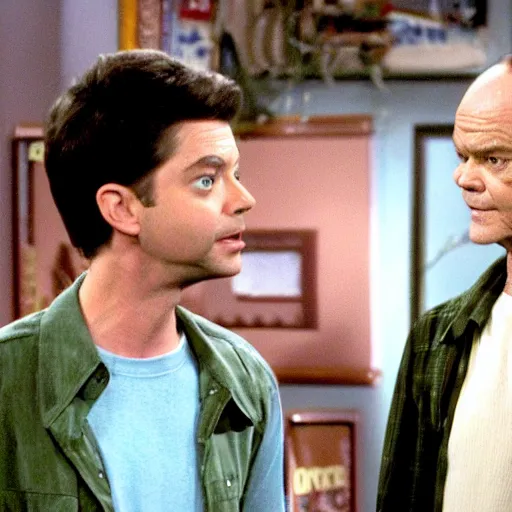 Image similar to still of Topher Grace and Kurtwood Smith on That 70s Show