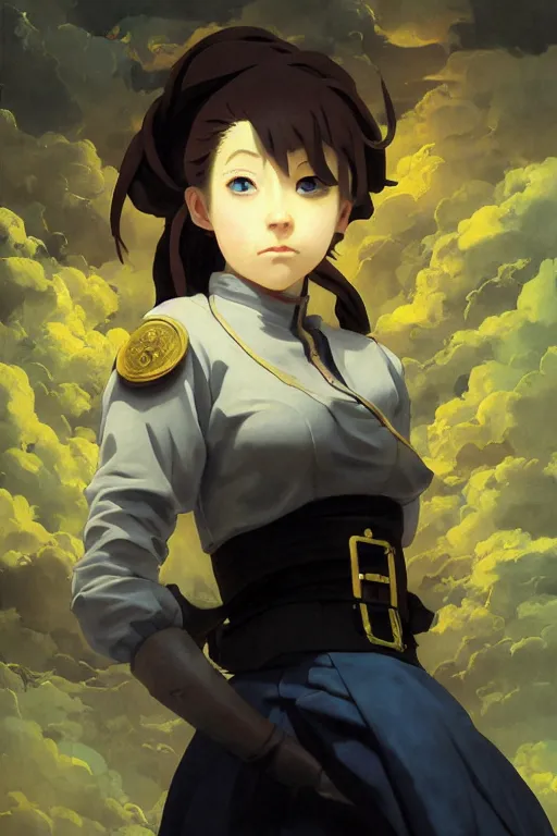 Prompt: baroque oil painting, anime key visual portrait concept art, anime maid nazi ss military crusader, blond hair blue eyes, brutalist dark fantasy, trending pixiv fanbox, rule of thirds golden ratio, detail acrylic palette knife, style of makoto shinkai genshin impact studio ghibli jamie wyeth greg rutkowski chiho aoshima