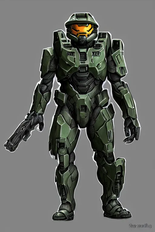 Image similar to a grunt from halo, highly detailed, digital art, sharp focus, trending on art station, anime art style