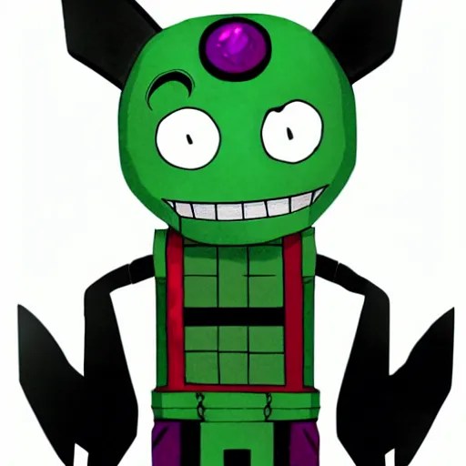 Image similar to invader zim toy design