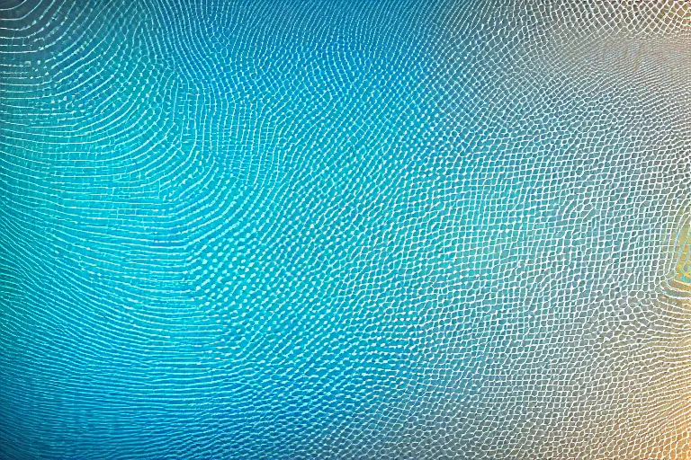 Image similar to wave of water particles, light blue, yellow orange, and light brown colors, white foam, curl noise, inner vortex, simulation, reflection, featured on behance, uhd image, fractalism, painterly, media art, motion graphic, particles, fluids, 3 d, rendering, octane