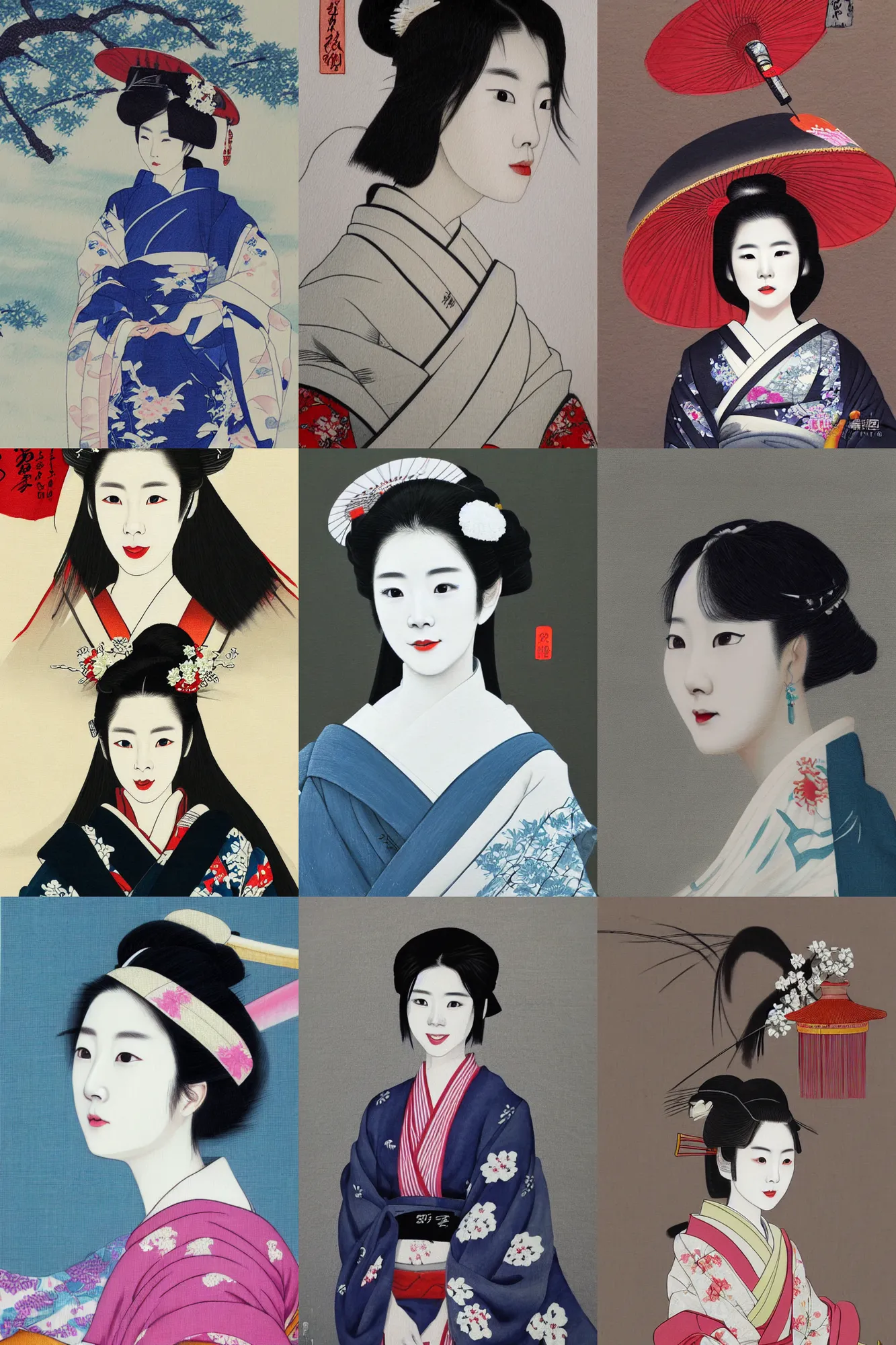 Painting Of Han Hyo Joo As Maiko By