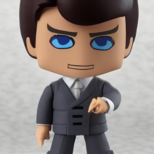 Image similar to patrick bateman nendroid