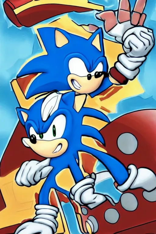 Sonic the Hedgehog on X: Some beautiful classic art for @ArchieComics'  SONIC: MEGA DRIVE, releasing this summer. Nice job, @boxerhockey.   / X